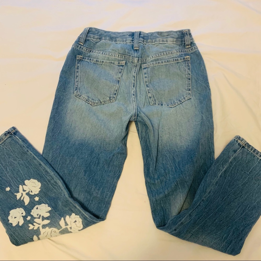 Gap Floral Girlfriend Jeans - Picture 2 of 2